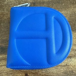 Telfar Painter’s Tape Blue Leather Wallet